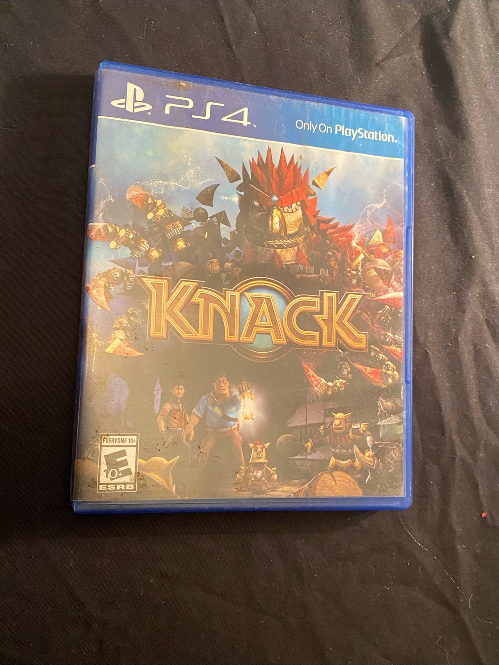 Sony PS4 Knack Video Game - Blue Case